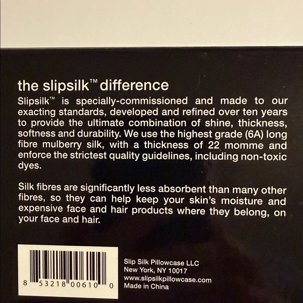 Slip Pure Silk Soft Sleep Eye Mask with Elastic Band, Black
